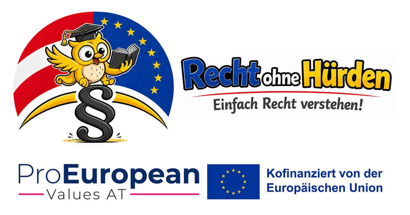Recht ohne H&uuml;rden Logo mit Eule